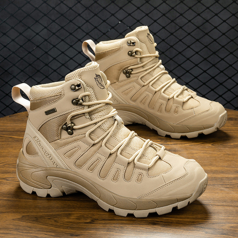 Mens Desert Hiking Boots  Outdoor HighTop Shoes