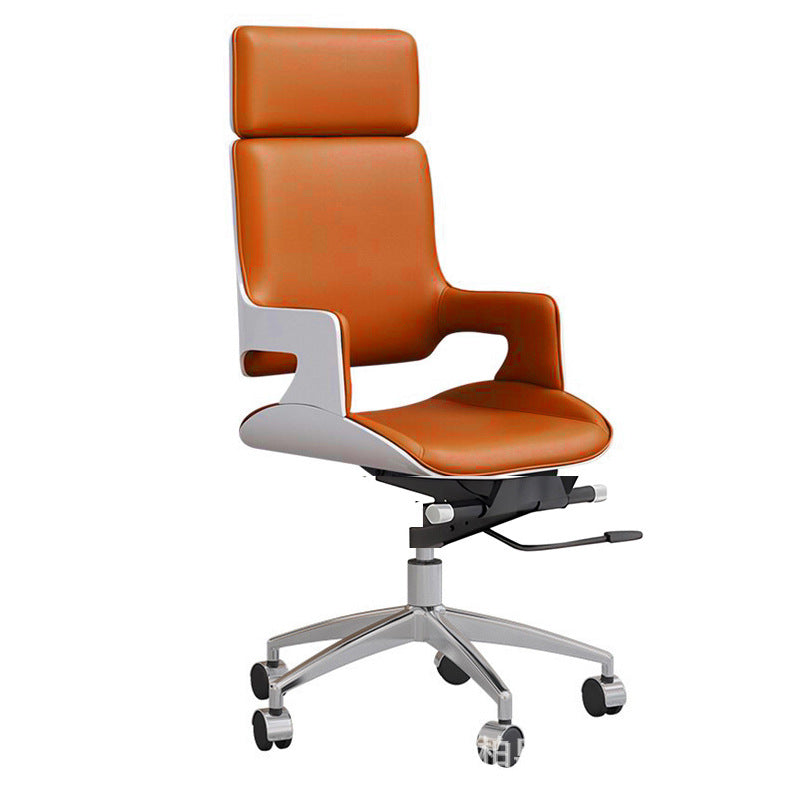 Premium Leather Executive Swivel Chair for Office Meetings